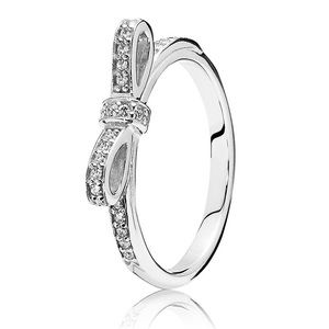 Pandora Sterling Silver Bow Ring